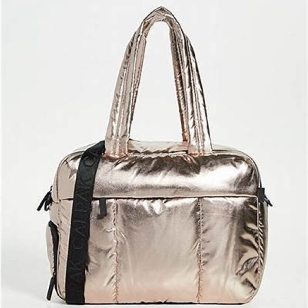 Calpak Luka Duffle Rose Gold Travel Bag Weekend